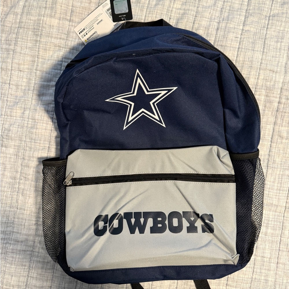 Cowboys Blue and Gray Backpack